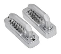 Cerradura de Puerta Sin Llave con Teclado Numérico, Aleación de Zinc, Plateado, Impermeable, para Puerta Interior y Exterior, 142x42x72mm