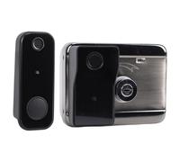 Cerradura de puerta sin llave para exteriores, APP Cerradura de puerta inteligente Huella digital de doble cara A prueba de intemperie Alertas inteligentes Tecnología biométrica