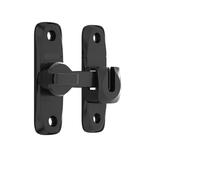 Cerradura de puerta sin perforaciones, color negro, para armario de seguridad para niños, puerta corrediza, gancho antipinchazos, color negro