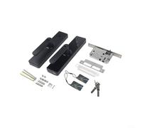 Cerradura de puerta Tuya WiFi con huellas dactilares para puerta delantera con múltiples opciones incluyendo tarjeta IC, contraseña y llave mecánica (18 cm)