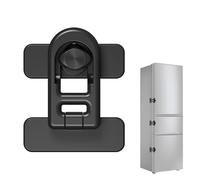 Cerradura de refrigerador - Congelador Døor Łoćk Seguridad Infantil | Puerta de horno 2 en 1 Łöck Łöck para la seguridad del hogar | Adhesivo sin perforación ABS Łoсk para microondas refugiador, evita