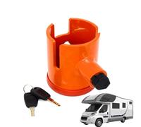 Cerradura de Remolque genérica | Candado Universal de Acero antirrobo, Cerradura de Enganche para Remolque | para Puerta, contenedor, Gato, Recortadora, Recogida, RV y Remolque