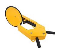 Cerradura de seguridad acero resistente for coche y furgoneta, for caravana, remolque, color amarillo, protección antirrobo, for, autocaravana, garra neumático ajustable