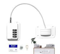 Cerradura de seguridad adhesiva para refrigerador - Cerradura de código a prueba de, segura para puerta corredera de cajón de cocina, dispositivo de bloqueo de seguridad para beb