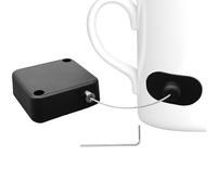 Cerradura de seguridad con control remoto, cable de seguridad retráctil ajustable, cuerda resistente y práctica antipérdida para TV, familia, amigos, colegas