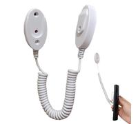 Cerradura de seguridad de control remoto, cuerda antipérdida de control remoto | Cerradura de seguridad con control remoto antipérdida con resorte - Soporte para control remoto de TV Cable rizado retr