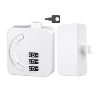 Cerradura de seguridad de gabinete, bloqueo infantil para corredores, doble puerta Fridge Lock, bloqueo de bloqueo con password, bloqueo de seguridad de cocina, cierre de cerradura y gabinete, bloqueo