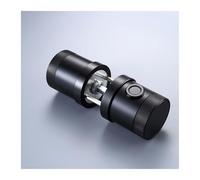 Cerradura de seguridad inteligente con Bluetooth, huella dactilar, perilla redonda, eléctrica, digital, sin llave, con desbloqueo por llave/código(Nero)