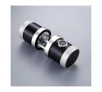Cerradura de seguridad inteligente con Bluetooth, huella dactilar, perilla redonda, eléctrica, digital, sin llave, con desbloqueo por llave/código(Silver)