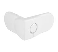 Cerradura de seguridad para bebé para armario, cajón, nevera, lavadora, ABS, sin acabado, diseño elegante, perfecto para niños, color rosa (blanco)