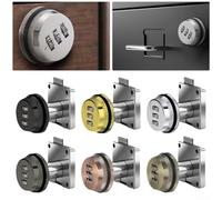 Cerradura de seguridad para buzón con combinación de contraseña de 3 dígitos y lengüeta de bloqueo de aleación de zinc gruesa, resistente a la intemperie, bloqueo de código digital para un uso seguro