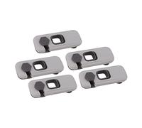 Cerradura de Seguridad para Niños de 5 Uds, Evita Pellizcos en los Dedos para Cajón, Refrigerador, Fácil Instalación con Adhesivo (Gris claro)