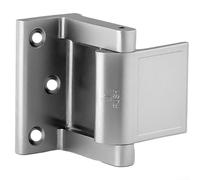 Cerradura de seguridad para puerta batiente - Cerradura de refuerzo de puerta de aluminio de alta resistencia para puertas que se balancean hacia adentro, 800 libras para clasificación de fuerza