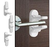 Cerradura de seguridad para puerta de bebé, 3 unidades, evita que los niños pequeños abran las puertas con un seguro para la puerta a prueba de niños, adhesivo 3M