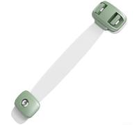 Cerradura de seguridad para refrigerador para bebé, doble botón, antipellizcos, para niños, a prueba de golpes, para refrigerador, congelador, cajón, gabinete, pestillos invisibles, sin taladro