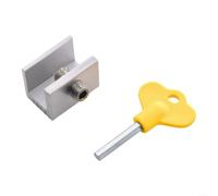 Cerradura de seguridad para ventana, restrictor de ventana deslizante, soporte de CA para ventana con bloqueo antirrobo, soporte de metal sin taladro para ventana corrediza, protección de seguridad