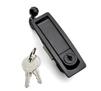 Cerradura de seguridad portátil for puerta interior con panel de palanca, 1 unidad(With key)