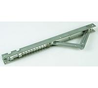 Cerradura de suelo con articulación de rodilla para segunda hoja de puerta, puerta giratoria, puerta batiente, cierre de suelo