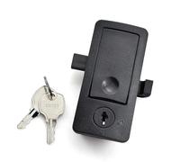 Cerradura de superficie, Bloqueo de resorte elevación y apertura con bloqueo presión bidireccional M1-2F-2-25 cepillo 1 unidad(Black)