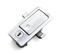 Cerradura de superficie, Bloqueo de resorte elevación y apertura con bloqueo presión bidireccional M1-2F-2-25 cepillo 1 unidad(Silver)