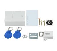 Cerradura de tarjeta IC, 86 x 64 x 29 mm, cerradura electrónica para cajones, entrada sin llave, diseño invisible, material ABS, almacenamiento seguro, oficina en casa