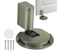 Cerradura de tope para puerta de piso, Tope para puerta de dormitorio,Tope de de piso resistente al viento y sin perforaciones - Ninguna aleación de aluminio mecánica del tapón de la del