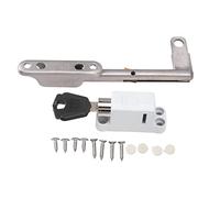 Cerradura de ventana Barra de seguridad Barra de tensión Protección antirrobo Dispositivo de seguridad para el hogar de aleación de zinc de acero inoxidable de 12 cm a prueba de