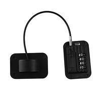 Cerradura de ventana con contraseña mejorada, bloqueo de seguridad para niños, protección de bebés, cerradura de nevera, cerradura limitadora de puerta, gabinete, color negro