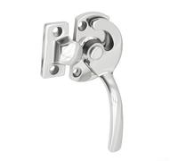 Cerradura de ventana de acero inoxidable 304 con acabado de espejo para deslizamiento horizontal vertical y doble colgante, compatible con mano izquierda y derecha (FHS11-125 derecha)