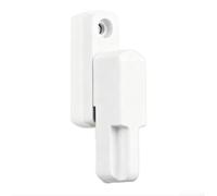 Cerradura de ventana de aleación de zinc para marco para ventanas con diseño en forma de T y rotación de 180 grados, adecuado para apertura izquierda o derecha para ventanas (A)