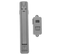 Cerradura de Ventana de Plástico Ajustable Clip de Seguridad | Acero Inoxidable y Plástico, Control de Apertura Telescópico, para Marcos de Aluminio, Puertas Correderas