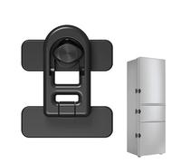 Cerradura del refrigerador, cerradura de la puerta del congelador - Cerraduras adhesivas sin llave para congelador - Cerradura de seguridad para, horno, protección del bebé, cerraduras de puerta del