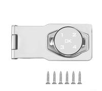 Cerradura digital con contraseña para puertas de armarios, puertas de refrigerador, puertas correderas y aplicaciones interiores de madera (plateado)