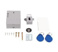 Cerradura digital sin perforación para cajones y armarios de madera, con tecnología RFID y batería, compatible con tarjetas de identificación de hasta 4,5 cm de grosor.