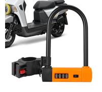 Cerradura E-scooter | Accesorios de seguridad sin llave de 4 dígitos para bicicletas - Candado de motocicleta - Para ciudad, bicicleta de montaña, motocicleta y viajes