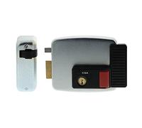 Cisa Cerradura eléctrica 11731702 – 12 V, galvanizada, plateada