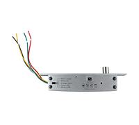 Cerradura eléctrica de 12 V CC - Cerradura de puerta abatible de 5 líneas con retardo de tiempo ajustable y pantalla LED para un control de acceso seguro.