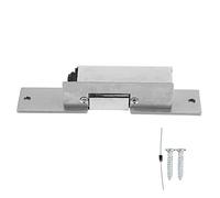 Cerradura eléctrica de cátodo DC 12 V, cerradura electromagnética de acero inoxidable para puertas, fuerza de retención de 250 kg con perno ajustable para puertas de madera y
