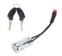 Cerradura eléctrica de la puerta de la vespa con el interruptor de arranque y el acelerador de llave para Kukirin impermeable 2pin Metal ABS Materiales