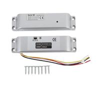 Cerradura Eléctrica de Perno, Cerradura Mortaja Fail Safe DC12 24V, Retraso Ajustable para Puertas de Madera y Metal