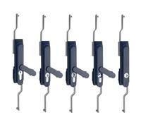 Cerradura eléctrica for puerta de gabinete, MS100-3 de conexión, Control de varilla recubierta de polvo negro, empuje resistente, 1 Uds.(2B)