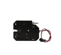 Cerradura Eléctrica Mini 12v2a Control eléctrico electromagnético Gabinete Electromagnético Armarios De Cajones Inteligente Acero Al Carbono Cierre Negro Para De Seguridad De Bloqueo