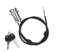 Cerradura eléctrica para scooter con llave, para todo tipo de clima, impermeable, para KuKirin G4, con doble llave, mecanismo de bloqueo de metal para seguridad al aire libre