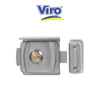 Cerradura eléctrica Viro Art. V9083 de cerrojo giratorio, con función de servicio y seguridad de entrada ajustable 50-60-70-80 mm