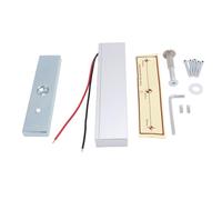 Cerradura Electromagnética 180KG, Seguro Fail Safe NC, 12V, Kit de Control de Acceso para Puertas Metálicas - Alta Capacidad de Fuerza, Fácil Instalación, Uso en Oficinas y