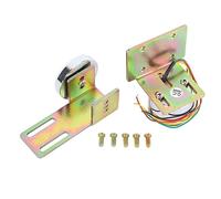 Cerradura electromagnética de 12 V, cerradura magnética eléctrica pequeña con una fuerza de retención de 132,3 libras, cerradura electromagnética redonda y mini para puertas automá