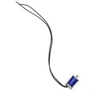 Cerradura electromagnética de CC 5V 12V Tipo de tracción para estación bancaria compartida, 3mm Travel 8g Force Spring Solenoide (DC12V)