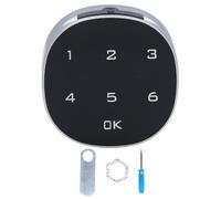 Cerradura electrónica con contraseña, cerradura de combinación de aleación de zinc para armarios, cajones y taquillas, código de 4 a 15 dígitos, alimentada por batería CR2032, (L20)