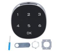 Cerradura electrónica con contraseña, cerradura de combinación de aleación de zinc para armarios, cajones y taquillas, código de 4 a 15 dígitos, alimentada por batería CR2032, (L30)