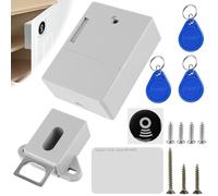 Cerradura electrónica de gabinete caja con sensor de tarjeta IC de batería, cerradura con sensor de tarjeta IC, SmartLock inteligente digital oculta sin agujero